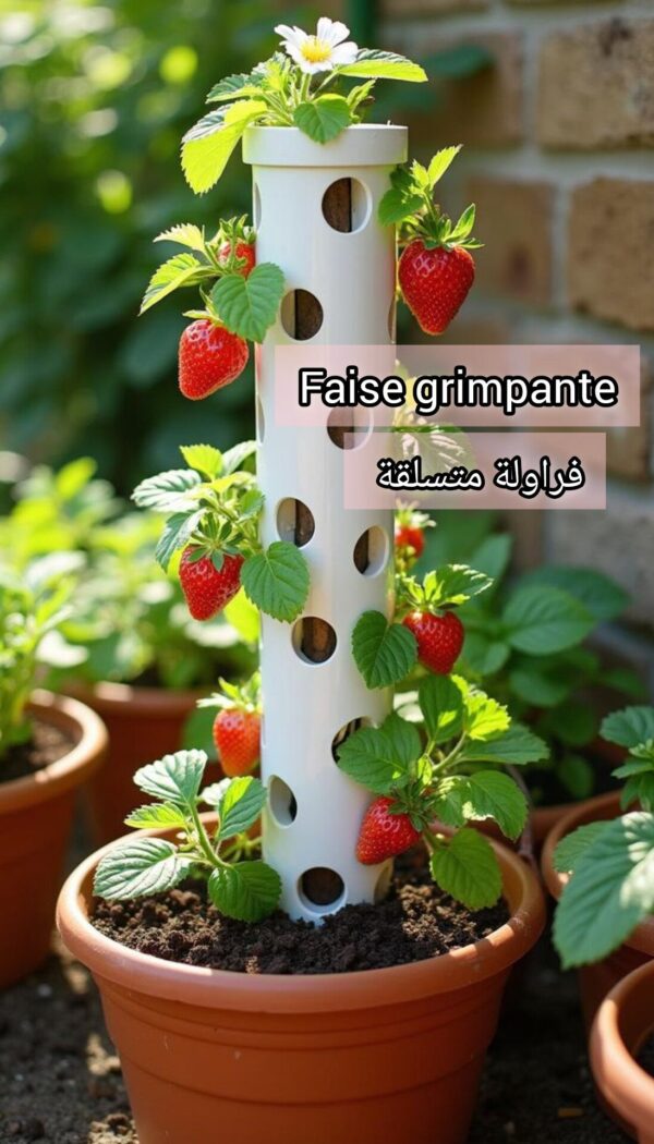 فراولة متسلقة fraise grimpante